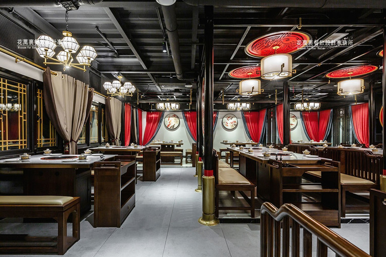 浦东陆家嘴火锅店设计装修实景